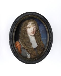 John Wilmot miniatűr portréja, Rochester 2. grófja, 1660-1665 körül (wc pergamen)
